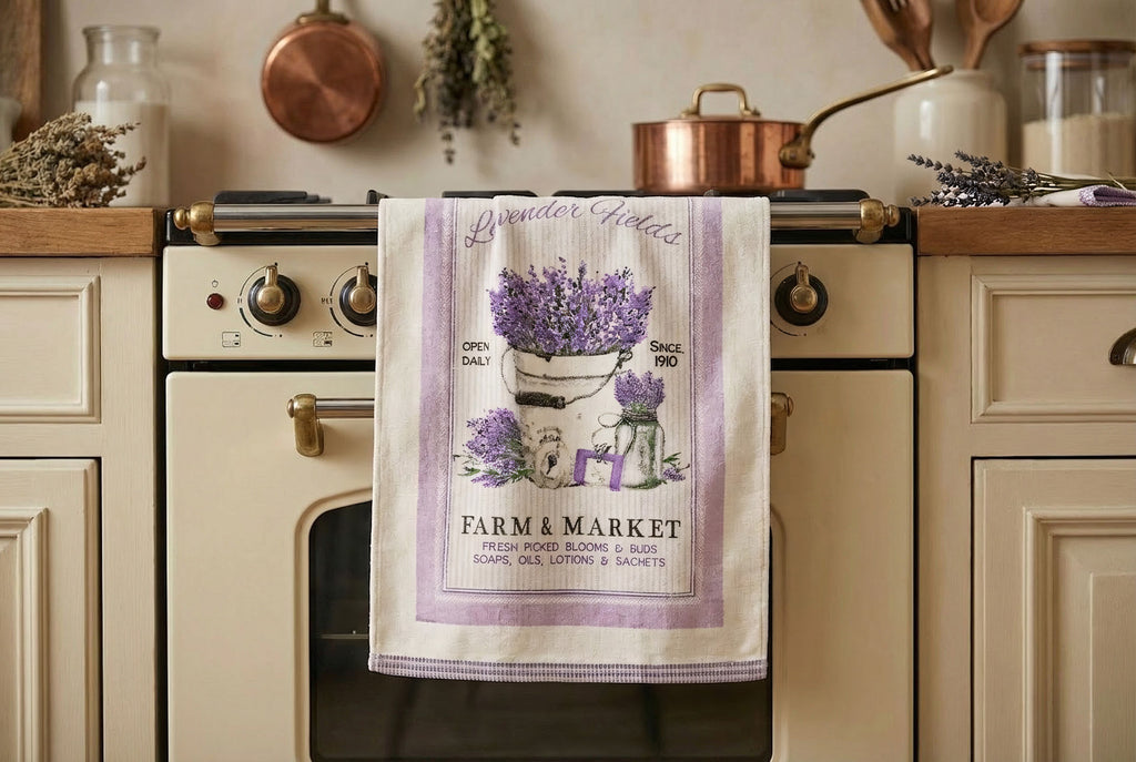 Strofinaccio in spugna " Country Farm" 100% cotone 6 varianti