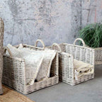 Set 2 ceste in salice con manici color naturale Chic Antique ( 15030300)