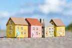 Casetta porta tea light  in ceramica mini Nyhavn in 4 varianti Ib Laursen (27602-99)