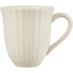 Mynte Mug con Scanalature burro Butter Cream cm H10 Ø: 9,5 Ib Laursen  (2088-82)