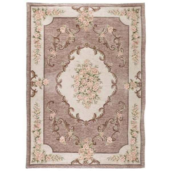 Tappeto Linea Doria Blanc Mariclò Color Rosa Cipria Cm 65x110 (A2365999CI)