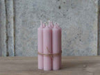 Candela cena corta ROSA polvere durata 4,5 ore  H11 d.2 cm  Chic Antique ( set 2 pezzi) 70854-07