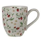 Mug "Wild Strawberries" ceramica 200 ml cm 11x8x9 Clayre Eef (WISMU)