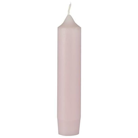Candela corta ROSA pallido H cm 11 diam cm 2,2 durata ore 4,5 (prezzo set di 2 pezzi) Ib Laursen 4171-07 - La mia casa Chic