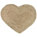 Tovaglietta a cuore in juta cm 44x36 color naturale Ib Laursen (65023-00)