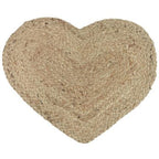 Tovaglietta a cuore in juta cm 44x36 color naturale Ib Laursen (65023-00)