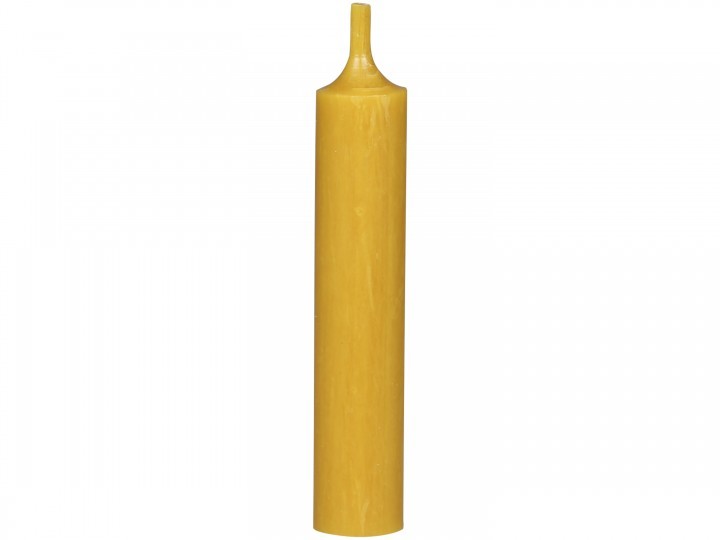 Candela Cena Corta MOSTARDA Durata 4,5 Ore H11 D.2 Cm Chic Antique ( Set 2 Pezzi) 70854-04