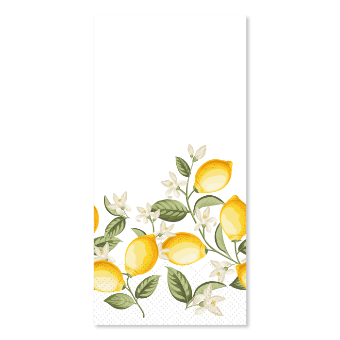 Tovaglioli di carta con LIMONI cm 10*20 pezzi 16 per confezione Chic Antique (38006701)