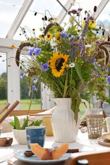 Mynte Brocca ceramica 1,7 Lt Butter cream Cm  14 *21*H 20 (2077-82) Ib Laursen