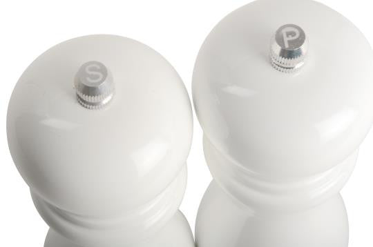 Macina SALE/PEPE In Legno Di Gomma Lucido Bianco D.5,5 H 21,5 Cm Ib Laursen (1740-11)