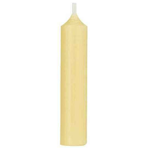 Candela Corta Rustica H Cm 11 D. Cm 2,2 Durata Ore 4,5 Gialla (Set Di 2 Pezzi) Ib Laursen (7211-23)