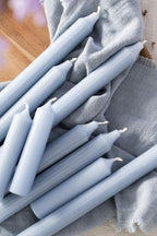 Candela Corta Rustica H Cm 11 D. Cm 2,2 Durata Ore 4,5 Azzurra (Set Di 2 Pezzi) Ib Laursen (7211-48)