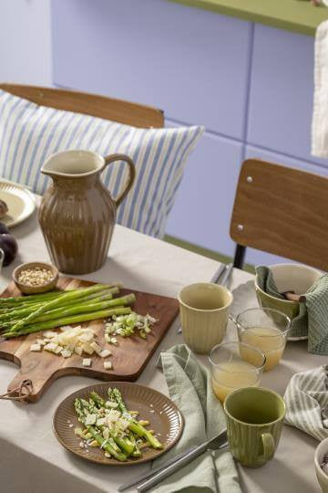 Mynte Mug Con Scanalature Giallo paglia Cm H10 Diam. 9,5 Ib Laursen (2088-47)