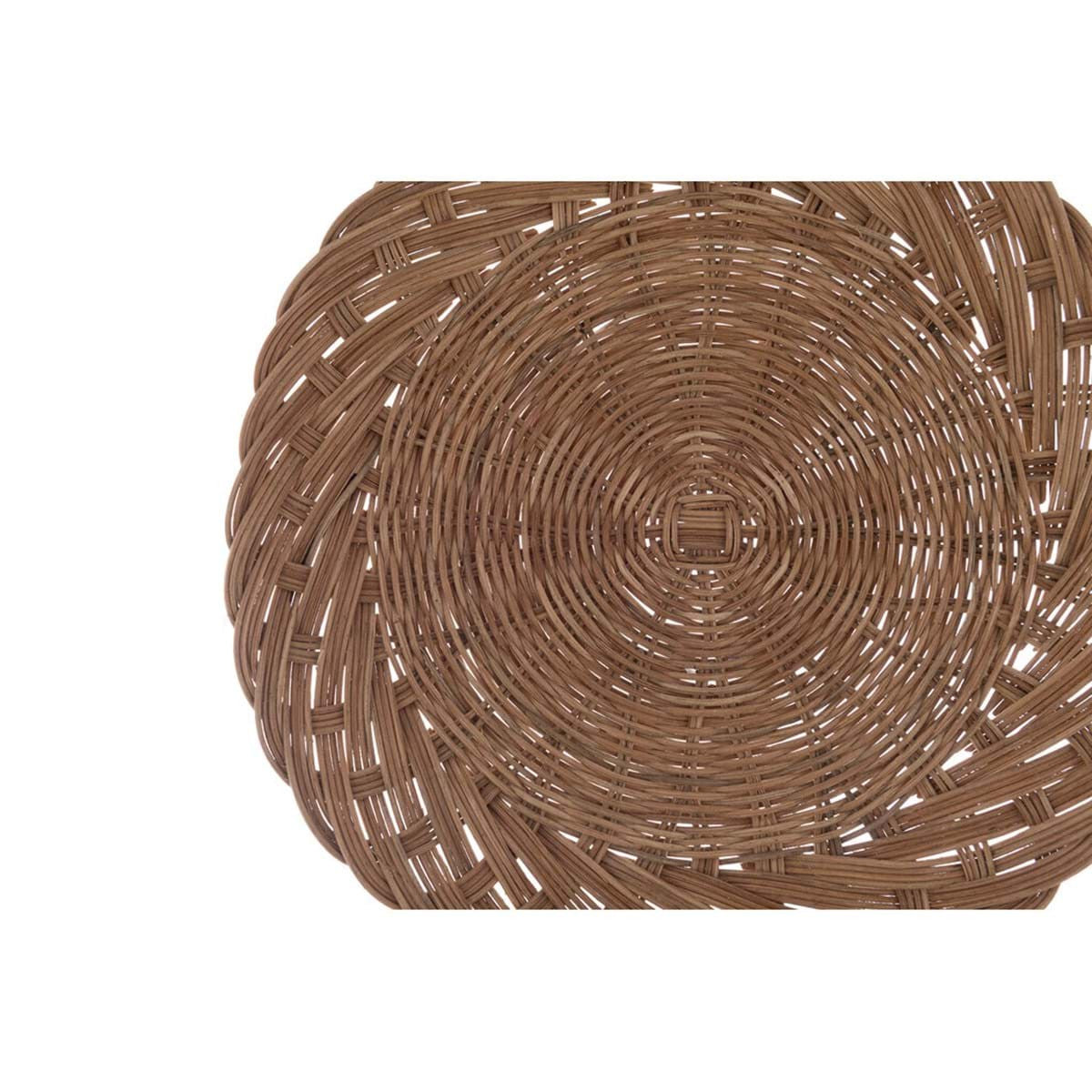 Sottopiatto in rattan " Leonora" cm 35 x 35 x 3 Blanc Mariclò