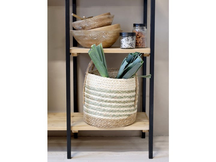 Set 3 cesti in vimini diverse misure color naturale Chic Antique (15278-00)