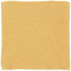 Mynte Strofinaccio/canovaccio Color Giallo Paglia Lavorato A Maglia 100% Cotone Cm 25*25 Ib Laursen (6351-47)
