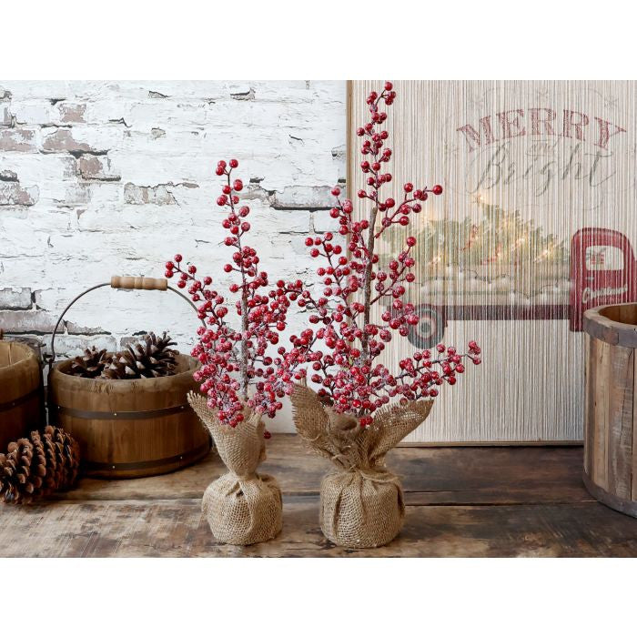 Alberello con frutti di bosco h cm 40 Chic Antique (39986-00)