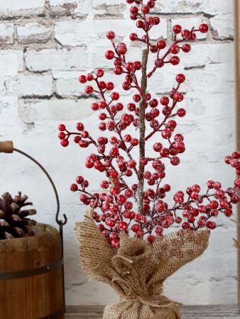 Alberello con frutti di bosco h cm 40 Chic Antique (39986-00)