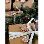 Set 2 biscotti Natalizi in poliresina da appendere cm 8,5x8,5 Chic Antique (52797-00)