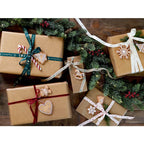 Set 2 biscotti Natalizi in poliresina da appendere cm 8,5x8,5 Chic Antique (52797-00)