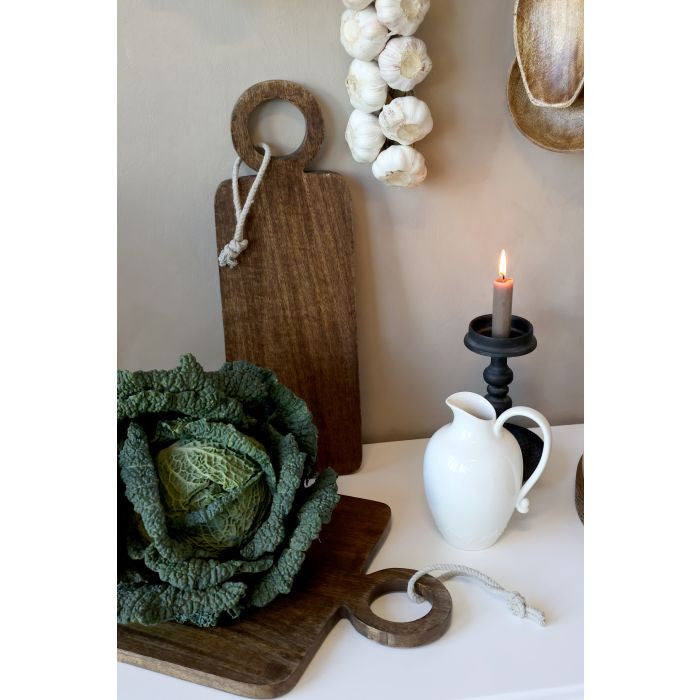 Brocca Provence in porcellana bianca h cm 17 Chic Antique (61835-01)