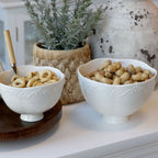 Ciotola Provence in porcellana bianca h cm 10 d.14 Chic Antique (61855-01)