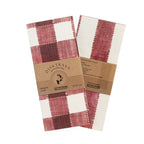 Panno Ida Rosso Set 2pezzi cm  17 x 20 cm