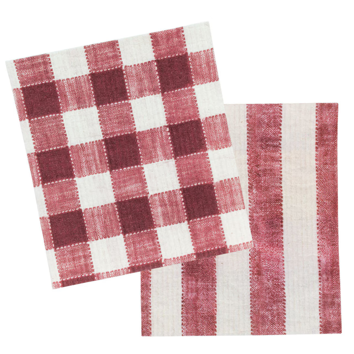 Panno Ida Rosso Set 2pezzi cm  17 x 20 cm