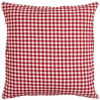 Fodera Per Cuscino Asta In Cotone Cm 50 X 50 Piccoli Quadretti rossi e color naturale Ib Laursen ( 66138-33)