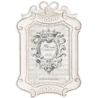 Portafoto "Sentimento" in resina bianca cm 18x26 Blanc Mariclò (A34236)