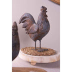 Statua decorativa gallo color grigio cm 19x9x24 Clayre Eef (6PR2610)