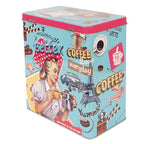 Scatola porta cialde/oggetti in metallo azzurro cm 16 x 10 18 Clayre Eef ( 6BL0126)