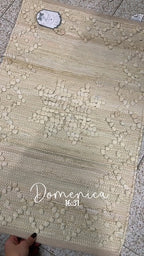 Tappeto linea Bouquet Blanc Mariclòcm 50x80  100% cotone (A3749899BI)