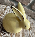 Coniglietto ceramica giallo orecchie a punta cm 4*4*6 Stile Nordico