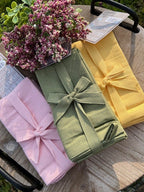 Confezione Nr. 4 tovaglioli in cotone GIALLO cm 40x40