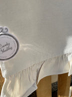 Runner in Morbido Cotone Linea " Element" Con Balza  Cm 40x150 Color Naturale