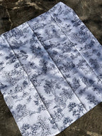 Tovaglia 100% cotone "Saint Remy" toile de Jouy color BLU diverse misure