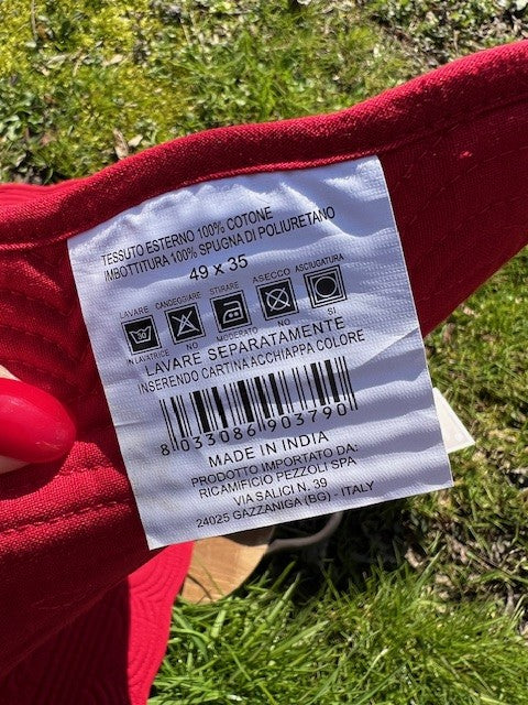 Set 2 tovaglietta americana cotone bouties ROSSA cm 33x48