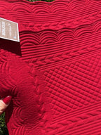 Set 2 tovaglietta americana cotone bouties ROSSA cm 33x48