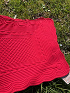 Set 2 tovaglietta americana cotone bouties ROSSA cm 33x48