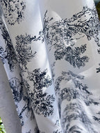 Tovaglia 100% cotone "Saint Remy" toile de Jouy color BLU diverse misure