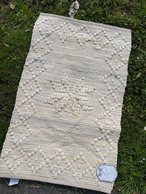 Tappeto linea Bouquet Blanc Mariclòcm 50x80  100% cotone (A3749899BI)