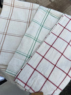 Canovaccio/Strofinaccio Leonard  color naturale con quadri beige Cm 50x70 100% cotone Ib Laursen (66173-49)