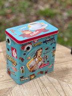 Scatola porta cialde/oggetti in metallo azzurro cm 16 x 10 18 Clayre Eef ( 6BL0126)