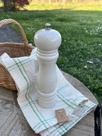 Macina SALE/PEPE In Legno Di Gomma Lucido Bianco D.5,5 H 21,5 Cm Ib Laursen (1740-11)