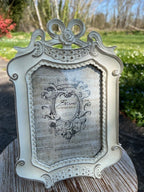 Portafoto "Sentimento" in resina bianca cm 18x26 Blanc Mariclò (A34236)