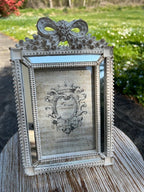 Portafoto "Sentimento" in resina bianca cm 18x26 Blanc Mariclò (A34211)