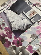 Completo lenzuola matrimoniale in cotone Made in Italy CLOE Quadrifoglio alta qualità