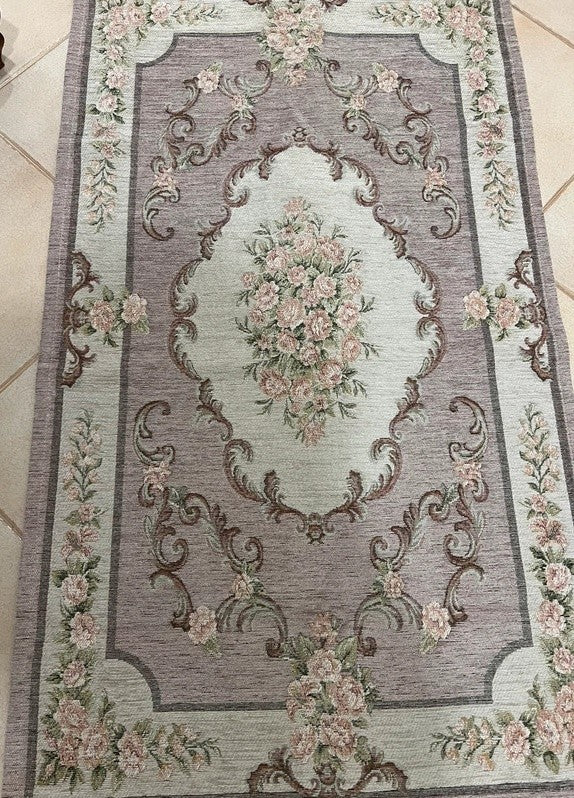 Tappeto Linea Doria Blanc Mariclò Color Rosa Cipria Cm 65x110 (A2365999CI)