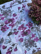 Completo lenzuola matrimoniale in cotone Made in Italy CLOE Quadrifoglio alta qualità